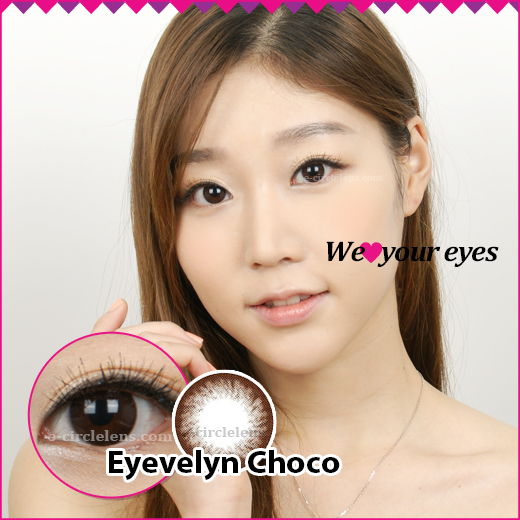 Eyevelyn Choco Contacts [Silicone Hydrogel] ★UV Block★ at e-circlelens.com 